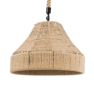 GLOBOSTAR® DOGMA 01609 Boho Κρεμαστό Φωτιστικό Οροφής με Ντουί 1 x E27 AC 220-240V IP20 - Μπεζ - Μ38 x Π38 x Υ28cm GLOBOSTAR® DOGMA 01609 Boho Κρεμαστό Φωτιστικό Οροφής με Ντουί 1 x E27 AC 220-240V IP20 - Μπεζ - Μ38 x Π38 x Υ28cm