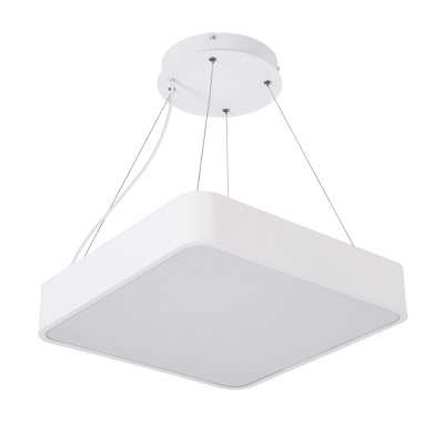 GLOBOSTAR® KAMALA 61207 Μοντέρνο Κρεμαστό Φωτιστικό Οροφής LED 67W 7370lm 120° AC 220-240V IP20 Ρυθμιζόμενο Λευκό CCT με Χειριστήριο από 2700K έως 6000K Dimmable - Lumileds SMD Chip - Λευκό Ματ - Μ40 x Π40 x Υ8cm - 3 Χρόνια Εγγύηση GLOBOSTAR® KAMALA 61207 Μοντέρνο Κρεμαστό Φωτιστικό Οροφής LED 67W 7370lm 120° AC 220-240V IP20 Ρυθμιζόμενο Λευκό CCT με Χειριστήριο από 2700K έως 6000K Dimmable - Lumileds SMD Chip - Λευκό Ματ - Μ40 x Π40 x Υ8cm - 3 Χρόνια Εγγύηση
