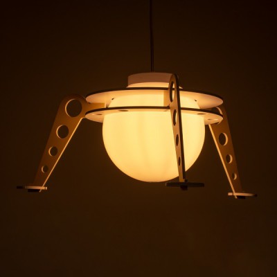 GLOBOSTAR® UFO 61581 Παιδικό Κρεμαστό Φωτιστικό Οροφής με Ντουί 1 x E27 AC 220-240V IP20 - Κίτρινο & Μπλε - Μ58 x Π58 x Υ24cm GLOBOSTAR® UFO 61581 Παιδικό Κρεμαστό Φωτιστικό Οροφής με Ντουί 1 x E27 AC 220-240V IP20 - Κίτρινο & Μπλε - Μ58 x Π58 x Υ24cm