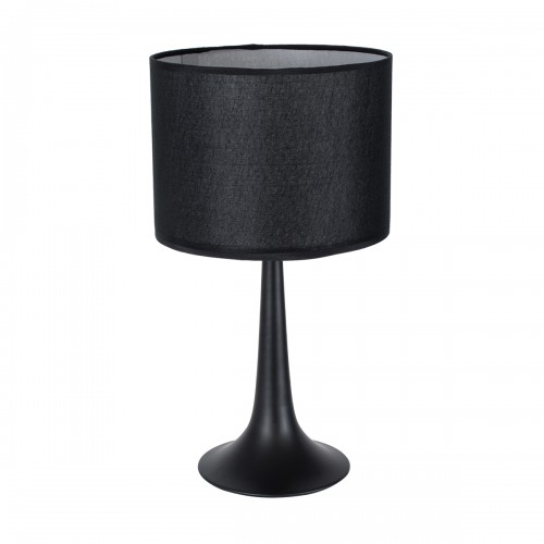 GloboStar® AMBROSIA BLACK 01394 Μοντέρνο Επιτραπέζιο Φωτιστικό Πορτατίφ Μονόφωτο Μεταλλικό με Μαύρο Καπέλο Φ25 x Υ46cm Διακόσμηση - Φωτισμός - Χαλιά GloboStar® AMBROSIA BLACK 01394 Μοντέρνο Επιτραπέζιο Φωτιστικό Πορτατίφ Μονόφωτο Μεταλλικό με Μαύρο Καπέλο Φ25 x Υ46cm Διακόσμηση - Φωτισμός - Χαλιά