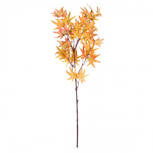 GloboStar® Artificial Garden MAPLE BRANCH 20264 Τεχνητό Διακοσμητικό Κλαδί Σφένδαμου Π25 x Υ90cm Διακόσμηση - Φως - Χαλιά