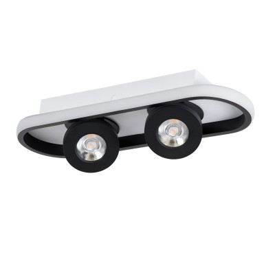 GLOBOSTAR® NESPO 61212 Μοντέρνο Φωτιστικό Οροφής LED 36W 4032lm 360° & 45° AC 220-240V IP20 Ρυθμιζόμενο Λευκό CCT με On/Off 2700K/4500K/6000K - Lumileds SMD Chip - Μαύρο Ματ - Μ40 x Π13 x Υ6.5cm - 3 Χρόνια Εγγύηση GLOBOSTAR® NESPO 61212 Μοντέρνο Φωτιστικό Οροφής LED 36W 4032lm 360° & 45° AC 220-240V IP20 Ρυθμιζόμενο Λευκό CCT με On/Off 2700K/4500K/6000K - Lumileds SMD Chip - Μαύρο Ματ - Μ40 x Π13 x Υ6.5cm - 3 Χρόνια Εγγύηση