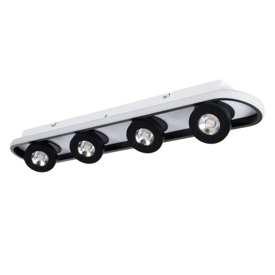 GLOBOSTAR® NESPO 61214 Μοντέρνο Φωτιστικό Οροφής LED 48W 5376lm 360° & 45° AC 220-240V IP20 Ρυθμιζόμενο Λευκό CCT με On/Off 2700K/4500K/6000K - Lumileds SMD Chip - Μαύρο Ματ - Μ80 x Π13 x Υ6.5cm - 3 Χρόνια Εγγύηση GLOBOSTAR® NESPO 61214 Μοντέρνο Φωτιστικό Οροφής LED 48W 5376lm 360° & 45° AC 220-240V IP20 Ρυθμιζόμενο Λευκό CCT με On/Off 2700K/4500K/6000K - Lumileds SMD Chip - Μαύρο Ματ - Μ80 x Π13 x Υ6.5cm - 3 Χρόνια Εγγύηση