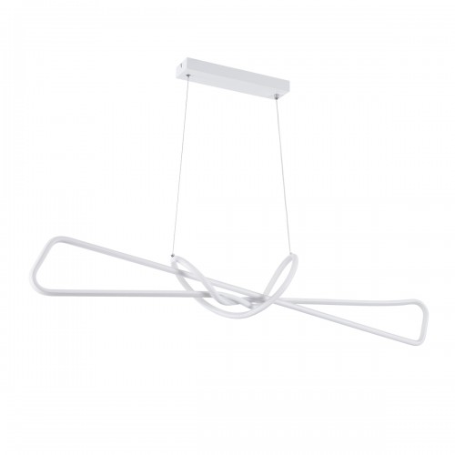 GLOBOSTAR® DOLORES 61280 Μοντέρνο Κρεμαστό Φωτιστικό Οροφής LED 105W 11760lm 300° AC 220-240V IP20 Ρυθμιζόμενο Λευκό CCT με Χειριστήριο από 2700K έως 6000K Dimmable - Lumileds SMD Chip - Λευκό Ματ - Μ110 x Π17 x Υ17.5cm - 3 Χρόνια Εγγύηση GLOBOSTAR® DOLORES 61280 Μοντέρνο Κρεμαστό Φωτιστικό Οροφής LED 105W 11760lm 300° AC 220-240V IP20 Ρυθμιζόμενο Λευκό CCT με Χειριστήριο από 2700K έως 6000K Dimmable - Lumileds SMD Chip - Λευκό Ματ - Μ110 x Π17 x Υ17.5cm - 3 Χρόνια Εγγύηση
