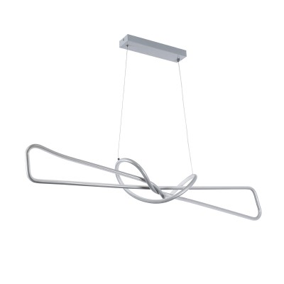 GLOBOSTAR® DOLORES 61281 Μοντέρνο Κρεμαστό Φωτιστικό Οροφής LED 105W 11760lm 300° AC 220-240V IP20 Ρυθμιζόμενο Λευκό CCT με Χειριστήριο από 2700K έως 6000K Dimmable - Lumileds SMD Chip - Νίκελ Βούρτσας - Μ110 x Π17 x Υ17.5cm - 3 Χρόνια Εγγύηση GLOBOSTAR® DOLORES 61281 Μοντέρνο Κρεμαστό Φωτιστικό Οροφής LED 105W 11760lm 300° AC 220-240V IP20 Ρυθμιζόμενο Λευκό CCT με Χειριστήριο από 2700K έως 6000K Dimmable - Lumileds SMD Chip - Νίκελ Βούρτσας - Μ110 x Π17 x Υ17.5cm - 3 Χρόνια Εγγύηση