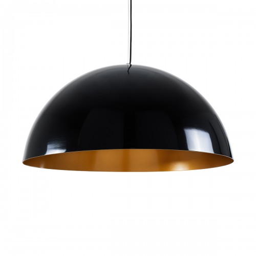 GloboStar® DIADEMA 01342 Μοντέρνο Κρεμαστό Φωτιστικό Οροφής Μονόφωτο Μαύρο - Χρυσό Μεταλλικό Καμπάνα Φ60 x Υ30cm Διακόσμηση - Φωτισμός - Χαλιά GloboStar® DIADEMA 01342 Μοντέρνο Κρεμαστό Φωτιστικό Οροφής Μονόφωτο Μαύρο - Χρυσό Μεταλλικό Καμπάνα Φ60 x Υ30cm Διακόσμηση - Φωτισμός - Χαλιά