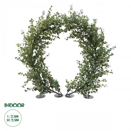GloboStar® Artificial Garden EYCALYPTUS CINEREA ARCH 20434 Τεχνητή Διακοσμητική Αψίδα Ευκάλυπτου Μ250cm x Υ250cm Διακόσμηση - Φως - Χαλιά GloboStar® Artificial Garden EYCALYPTUS CINEREA ARCH 20434 Τεχνητή Διακοσμητική Αψίδα Ευκάλυπτου Μ250cm x Υ250cm Διακόσμηση - Φως - Χαλιά