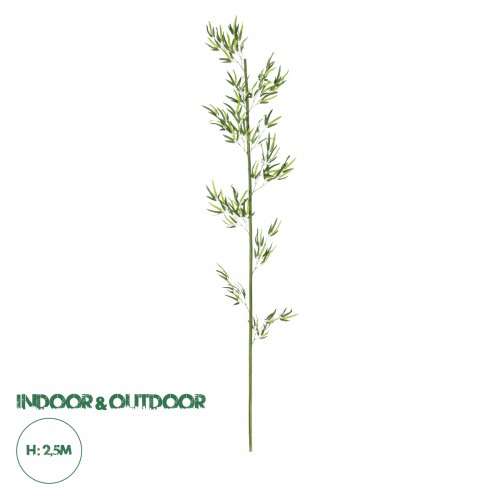 GloboStar® Artificial Garden BAMBOO BRANCH 20440 Τεχνητό Διακοσμητικό Κλαδί Μπαμπού Υ250cm Διακόσμηση - Φως - Χαλιά