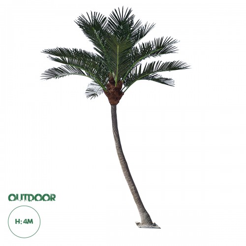 GloboStar® Artificial Garden CURVED COCONUT PALM TREE 20443 Τεχνητό Διακοσμητικό Κυρτό Φοινικόδεντρο Κοκοφοίνικας Εξωτερικού Χώρου IP68 UV Certified Protection Υ400cm GloboStar® Artificial Garden CURVED COCONUT PALM TREE 20443 Τεχνητό Διακοσμητικό Κυρτό Φοινικόδεντρο Κοκοφοίνικας Εξωτερικού Χώρου IP68 UV Certified Protection Υ400cm