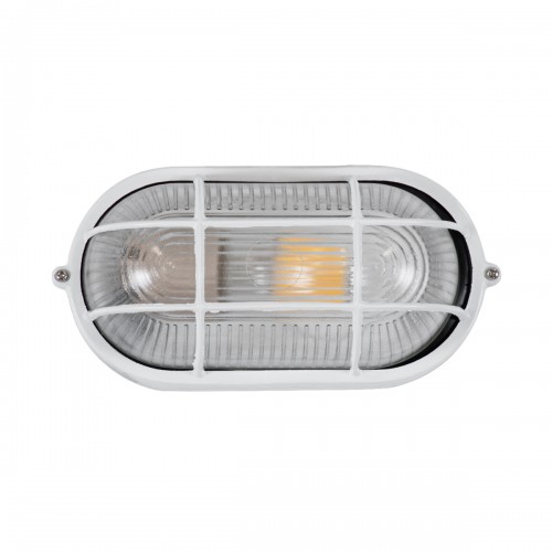 GloboStar® BOATLIGHT 61582 Vintage Industrial Φωτιστικό Τοίχου - Απλίκα - Καραβοχελώνα Εξωτερικού Χώρου Μονόφωτο 1 x E27 AC220-240V Αδιάβροχο IP65 - Σώμα Αλουμινίου & Tempered Glass - Μ21 x Π10.4 x Υ9cm - Λευκό - Οβάλ - 5 Years Warranty Διακόσμηση - Φ GloboStar® BOATLIGHT 61582 Vintage Industrial Φωτιστικό Τοίχου - Απλίκα - Καραβοχελώνα Εξωτερικού Χώρου Μονόφωτο 1 x E27 AC220-240V Αδιάβροχο IP65 - Σώμα Αλουμινίου & Tempered Glass - Μ21 x Π10.4 x Υ9cm - Λευκό - Οβάλ - 5 Years Warranty Διακόσμηση - Φ