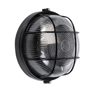 GloboStar® BOATLIGHT 61586 Vintage Industrial Φωτιστικό Τοίχου - Απλίκα - Καραβοχελώνα Εξωτερικού Χώρου Μονόφωτο 1 x E27 AC220-240V Αδιάβροχο IP65 - Σώμα Αλουμινίου & Tempered Glass - Φ17.5 x Υ9cm - Μαύρο - Στρόγγυλο - 5 Years Warranty Διακόσμηση - Φω GloboStar® BOATLIGHT 61586 Vintage Industrial Φωτιστικό Τοίχου - Απλίκα - Καραβοχελώνα Εξωτερικού Χώρου Μονόφωτο 1 x E27 AC220-240V Αδιάβροχο IP65 - Σώμα Αλουμινίου & Tempered Glass - Φ17.5 x Υ9cm - Μαύρο - Στρόγγυλο - 5 Years Warranty Διακόσμηση - Φω