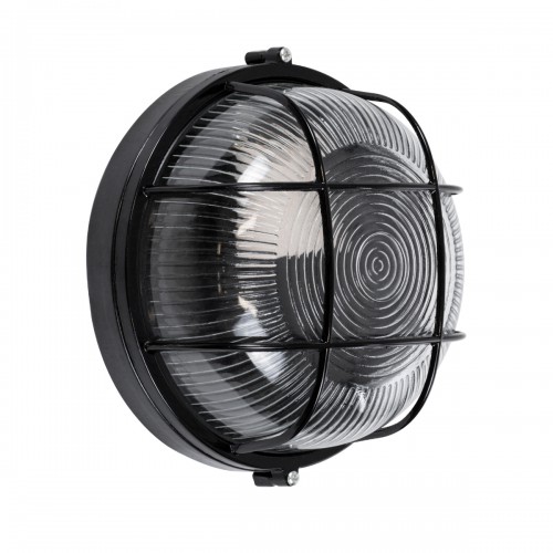 GloboStar® BOATLIGHT 61586 Vintage Industrial Φωτιστικό Τοίχου - Απλίκα - Καραβοχελώνα Εξωτερικού Χώρου Μονόφωτο 1 x E27 AC220-240V Αδιάβροχο IP65 - Σώμα Αλουμινίου & Tempered Glass - Φ17.5 x Υ9cm - Μαύρο - Στρόγγυλο - 5 Years Warranty Διακόσμηση - Φω GloboStar® BOATLIGHT 61586 Vintage Industrial Φωτιστικό Τοίχου - Απλίκα - Καραβοχελώνα Εξωτερικού Χώρου Μονόφωτο 1 x E27 AC220-240V Αδιάβροχο IP65 - Σώμα Αλουμινίου & Tempered Glass - Φ17.5 x Υ9cm - Μαύρο - Στρόγγυλο - 5 Years Warranty Διακόσμηση - Φω