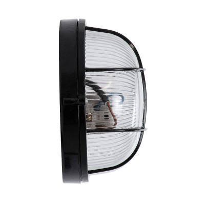 GloboStar® BOATLIGHT 61586 Vintage Industrial Φωτιστικό Τοίχου - Απλίκα - Καραβοχελώνα Εξωτερικού Χώρου Μονόφωτο 1 x E27 AC220-240V Αδιάβροχο IP65 - Σώμα Αλουμινίου & Tempered Glass - Φ17.5 x Υ9cm - Μαύρο - Στρόγγυλο - 5 Years Warranty Διακόσμηση - Φω GloboStar® BOATLIGHT 61586 Vintage Industrial Φωτιστικό Τοίχου - Απλίκα - Καραβοχελώνα Εξωτερικού Χώρου Μονόφωτο 1 x E27 AC220-240V Αδιάβροχο IP65 - Σώμα Αλουμινίου & Tempered Glass - Φ17.5 x Υ9cm - Μαύρο - Στρόγγυλο - 5 Years Warranty Διακόσμηση - Φω