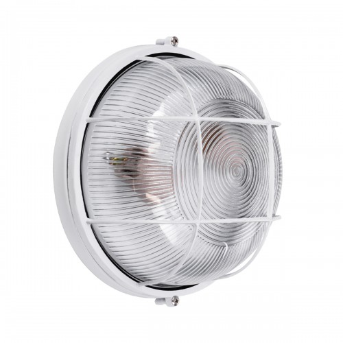 GloboStar® BOATLIGHT 61588 Vintage Industrial Φωτιστικό Τοίχου - Απλίκα - Καραβοχελώνα Εξωτερικού Χώρου Δίφωτο 2 x E27 AC220-240V Αδιάβροχο IP65 - Σώμα Αλουμινίου & Tempered Glass - Φ24 x Υ11cm - Λευκό - Στρόγγυλο - 5 Years Warranty Διακόσμηση - Φως - GloboStar® BOATLIGHT 61588 Vintage Industrial Φωτιστικό Τοίχου - Απλίκα - Καραβοχελώνα Εξωτερικού Χώρου Δίφωτο 2 x E27 AC220-240V Αδιάβροχο IP65 - Σώμα Αλουμινίου & Tempered Glass - Φ24 x Υ11cm - Λευκό - Στρόγγυλο - 5 Years Warranty Διακόσμηση - Φως -