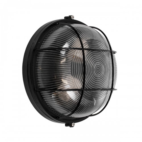GloboStar® BOATLIGHT 61589 Vintage Industrial Φωτιστικό Τοίχου - Απλίκα - Καραβοχελώνα Εξωτερικού Χώρου Δίφωτο 2 x E27 AC220-240V Αδιάβροχο IP65 - Σώμα Αλουμινίου & Tempered Glass - Φ24 x Υ11cm - Μαύρο - Στρόγγυλο - 5 Years Warranty Διακόσμηση - Φως - GloboStar® BOATLIGHT 61589 Vintage Industrial Φωτιστικό Τοίχου - Απλίκα - Καραβοχελώνα Εξωτερικού Χώρου Δίφωτο 2 x E27 AC220-240V Αδιάβροχο IP65 - Σώμα Αλουμινίου & Tempered Glass - Φ24 x Υ11cm - Μαύρο - Στρόγγυλο - 5 Years Warranty Διακόσμηση - Φως -