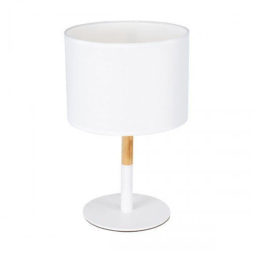 GloboStar® BRONX 01520 Μοντέρνο Επιτραπέζιο Φωτιστικό Πορτατίφ Μονόφωτο Μεταλλικό με Λευκό Καπέλο Φ25xY40cm Διακόσμηση - Φωτισμός - Χαλιά GloboStar® BRONX 01520 Μοντέρνο Επιτραπέζιο Φωτιστικό Πορτατίφ Μονόφωτο Μεταλλικό με Λευκό Καπέλο Φ25xY40cm Διακόσμηση - Φωτισμός - Χαλιά
