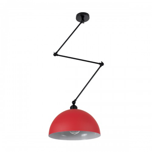 GloboStar® LOTUS RED 00938 Μοντέρνο Φωτιστικό Οροφής Μονόφωτο Κόκκινο Ματ Μεταλλικό Καμπάνα Φ30 x Y21cm Διακόσμηση - Φωτισμός - Χαλιά GloboStar® LOTUS RED 00938 Μοντέρνο Φωτιστικό Οροφής Μονόφωτο Κόκκινο Ματ Μεταλλικό Καμπάνα Φ30 x Y21cm Διακόσμηση - Φωτισμός - Χαλιά