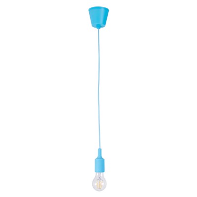 GLOBOSTAR® CABLITO 61559 Μοντέρνο Κρεμαστό Φωτιστικό Οροφής με Ντουί 1 x E27 AC 220-240V IP20 - Γαλάζιο - Μ4 x Π4 x Υ110cm GLOBOSTAR® CABLITO 61559 Μοντέρνο Κρεμαστό Φωτιστικό Οροφής με Ντουί 1 x E27 AC 220-240V IP20 - Γαλάζιο - Μ4 x Π4 x Υ110cm
