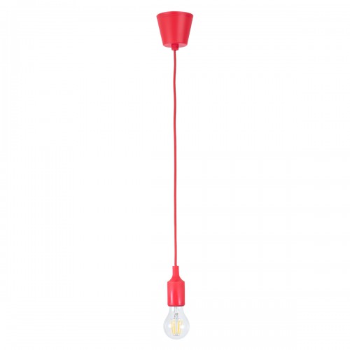 GLOBOSTAR® CABLITO 61551 Μοντέρνο Κρεμαστό Φωτιστικό Οροφής με Ντουί 1 x E27 AC 220-240V IP20 - Κόκκινο - Μ4 x Π4 x Υ110cm GLOBOSTAR® CABLITO 61551 Μοντέρνο Κρεμαστό Φωτιστικό Οροφής με Ντουί 1 x E27 AC 220-240V IP20 - Κόκκινο - Μ4 x Π4 x Υ110cm