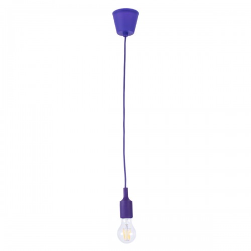 GLOBOSTAR® CABLITO 61560 Μοντέρνο Κρεμαστό Φωτιστικό Οροφής με Ντουί 1 x E27 AC 220-240V IP20 - Μωβ - Μ4 x Π4 x Υ110cm GLOBOSTAR® CABLITO 61560 Μοντέρνο Κρεμαστό Φωτιστικό Οροφής με Ντουί 1 x E27 AC 220-240V IP20 - Μωβ - Μ4 x Π4 x Υ110cm