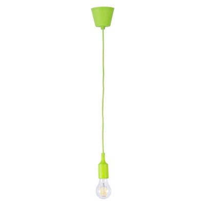 GLOBOSTAR® CABLITO 61557 Μοντέρνο Κρεμαστό Φωτιστικό Οροφής με Ντουί 1 x E27 AC 220-240V IP20 - Πράσινο - Μ4 x Π4 x Υ110cm GLOBOSTAR® CABLITO 61557 Μοντέρνο Κρεμαστό Φωτιστικό Οροφής με Ντουί 1 x E27 AC 220-240V IP20 - Πράσινο - Μ4 x Π4 x Υ110cm