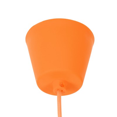 GLOBOSTAR® CABLITO 61554 Μοντέρνο Κρεμαστό Φωτιστικό Οροφής με Ντουί 1 x E27 AC 220-240V IP20 - Πορτοκαλί - Μ4 x Π4 x Υ110cm GLOBOSTAR® CABLITO 61554 Μοντέρνο Κρεμαστό Φωτιστικό Οροφής με Ντουί 1 x E27 AC 220-240V IP20 - Πορτοκαλί - Μ4 x Π4 x Υ110cm