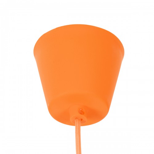 GLOBOSTAR® CABLITO 61554 Μοντέρνο Κρεμαστό Φωτιστικό Οροφής με Ντουί 1 x E27 AC 220-240V IP20 - Πορτοκαλί - Μ4 x Π4 x Υ110cm GLOBOSTAR® CABLITO 61554 Μοντέρνο Κρεμαστό Φωτιστικό Οροφής με Ντουί 1 x E27 AC 220-240V IP20 - Πορτοκαλί - Μ4 x Π4 x Υ110cm