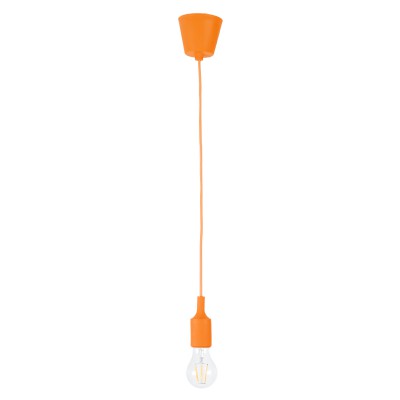 GLOBOSTAR® CABLITO 61554 Μοντέρνο Κρεμαστό Φωτιστικό Οροφής με Ντουί 1 x E27 AC 220-240V IP20 - Πορτοκαλί - Μ4 x Π4 x Υ110cm GLOBOSTAR® CABLITO 61554 Μοντέρνο Κρεμαστό Φωτιστικό Οροφής με Ντουί 1 x E27 AC 220-240V IP20 - Πορτοκαλί - Μ4 x Π4 x Υ110cm