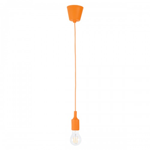 GLOBOSTAR® CABLITO 61554 Μοντέρνο Κρεμαστό Φωτιστικό Οροφής με Ντουί 1 x E27 AC 220-240V IP20 - Πορτοκαλί - Μ4 x Π4 x Υ110cm GLOBOSTAR® CABLITO 61554 Μοντέρνο Κρεμαστό Φωτιστικό Οροφής με Ντουί 1 x E27 AC 220-240V IP20 - Πορτοκαλί - Μ4 x Π4 x Υ110cm