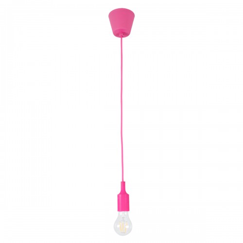 GLOBOSTAR® CABLITO 61552 Μοντέρνο Κρεμαστό Φωτιστικό Οροφής με Ντουί 1 x E27 AC 220-240V IP20 - Ροζ - Μ4 x Π4 x Υ110cm GLOBOSTAR® CABLITO 61552 Μοντέρνο Κρεμαστό Φωτιστικό Οροφής με Ντουί 1 x E27 AC 220-240V IP20 - Ροζ - Μ4 x Π4 x Υ110cm