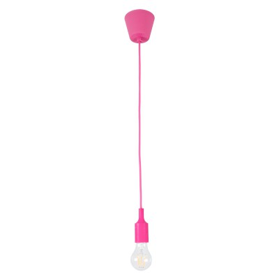 GLOBOSTAR® CABLITO 61552 Μοντέρνο Κρεμαστό Φωτιστικό Οροφής με Ντουί 1 x E27 AC 220-240V IP20 - Ροζ - Μ4 x Π4 x Υ110cm GLOBOSTAR® CABLITO 61552 Μοντέρνο Κρεμαστό Φωτιστικό Οροφής με Ντουί 1 x E27 AC 220-240V IP20 - Ροζ - Μ4 x Π4 x Υ110cm