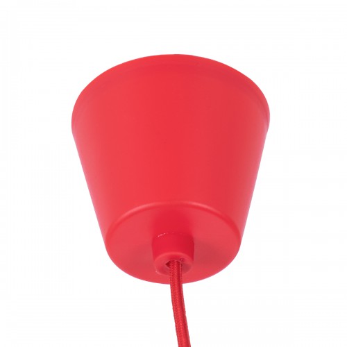 GLOBOSTAR® CABLITO 61551 Μοντέρνο Κρεμαστό Φωτιστικό Οροφής με Ντουί 1 x E27 AC 220-240V IP20 - Κόκκινο - Μ4 x Π4 x Υ110cm GLOBOSTAR® CABLITO 61551 Μοντέρνο Κρεμαστό Φωτιστικό Οροφής με Ντουί 1 x E27 AC 220-240V IP20 - Κόκκινο - Μ4 x Π4 x Υ110cm