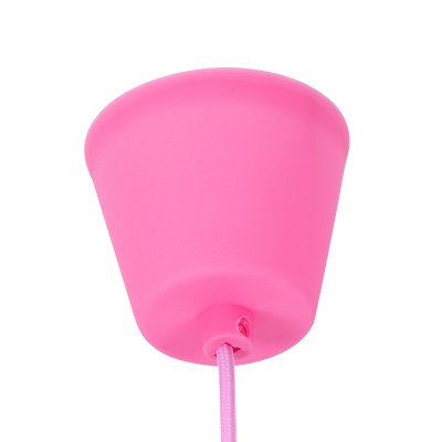 GLOBOSTAR® CABLITO 61553 Μοντέρνο Κρεμαστό Φωτιστικό Οροφής με Ντουί 1 x E27 AC 220-240V IP20 - Ροζ - Μ4 x Π4 x Υ110cm GLOBOSTAR® CABLITO 61553 Μοντέρνο Κρεμαστό Φωτιστικό Οροφής με Ντουί 1 x E27 AC 220-240V IP20 - Ροζ - Μ4 x Π4 x Υ110cm