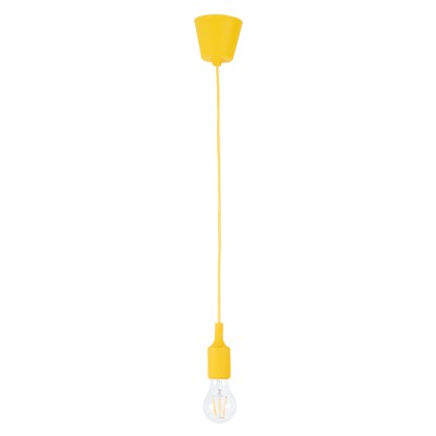 GLOBOSTAR® CABLITO 61555 Μοντέρνο Κρεμαστό Φωτιστικό Οροφής με Ντουί 1 x E27 AC 220-240V IP20 - Κίτρινο - Μ4 x Π4 x Υ110cm GLOBOSTAR® CABLITO 61555 Μοντέρνο Κρεμαστό Φωτιστικό Οροφής με Ντουί 1 x E27 AC 220-240V IP20 - Κίτρινο - Μ4 x Π4 x Υ110cm