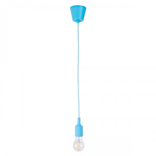 GLOBOSTAR® CABLITO 61559 Μοντέρνο Κρεμαστό Φωτιστικό Οροφής με Ντουί 1 x E27 AC 220-240V IP20 - Γαλάζιο - Μ4 x Π4 x Υ110cm GLOBOSTAR® CABLITO 61559 Μοντέρνο Κρεμαστό Φωτιστικό Οροφής με Ντουί 1 x E27 AC 220-240V IP20 - Γαλάζιο - Μ4 x Π4 x Υ110cm