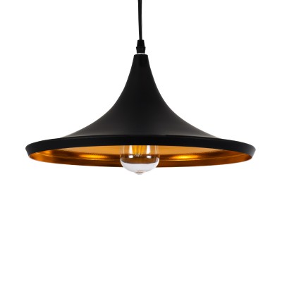 GLOBOSTAR® SHANGHAI 01025-B Μοντέρνο Κρεμαστό Φωτιστικό Οροφής με Ντουί 1 x E27 AC 220-240V IP20 - Μαύρο & Χρυσό - Μ37 x Π37 x Υ20cm GLOBOSTAR® SHANGHAI 01025-B Μοντέρνο Κρεμαστό Φωτιστικό Οροφής με Ντουί 1 x E27 AC 220-240V IP20 - Μαύρο & Χρυσό - Μ37 x Π37 x Υ20cm