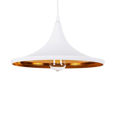 GLOBOSTAR® SHANGHAI 01026-B Μοντέρνο Κρεμαστό Φωτιστικό Οροφής με Ντουί 1 x E27 AC 220-240V IP20 - Λευκό & Χρυσό - Μ37 x Π37 x Υ17cm GLOBOSTAR® SHANGHAI 01026-B Μοντέρνο Κρεμαστό Φωτιστικό Οροφής με Ντουί 1 x E27 AC 220-240V IP20 - Λευκό & Χρυσό - Μ37 x Π37 x Υ17cm