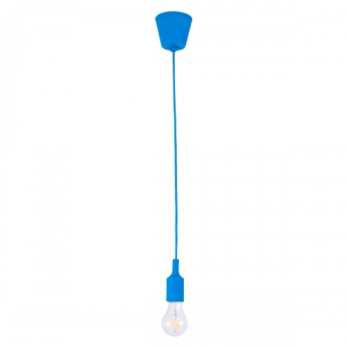 GLOBOSTAR® CABLITO 61558 Μοντέρνο Κρεμαστό Φωτιστικό Οροφής με Ντουί 1 x E27 AC 220-240V IP20 - Μπλε - Μ4 x Π4 x Υ110cm GLOBOSTAR® CABLITO 61558 Μοντέρνο Κρεμαστό Φωτιστικό Οροφής με Ντουί 1 x E27 AC 220-240V IP20 - Μπλε - Μ4 x Π4 x Υ110cm