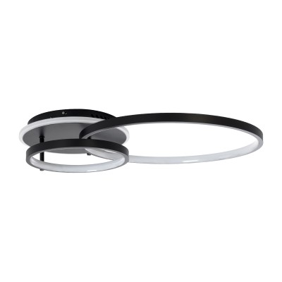 GloboStar® NEMESIS 61105 Φωτιστικό Οροφής Δαχτυλίδι-Κύκλος LED CCT 67W 7573lm 360° AC 220-240V - Εναλλαγή Φωτισμού μέσω Τηλεχειριστηρίου All In One Ψυχρό 6000k+Φυσικό 4500k+Θερμό 2700k Dimmable Φ25+45cm+BackLight - Μαύρο - 3 Years Warranty Διακόσμηση - Φω GloboStar® NEMESIS 61105 Φωτιστικό Οροφής Δαχτυλίδι-Κύκλος LED CCT 67W 7573lm 360° AC 220-240V - Εναλλαγή Φωτισμού μέσω Τηλεχειριστηρίου All In One Ψυχρό 6000k+Φυσικό 4500k+Θερμό 2700k Dimmable Φ25+45cm+BackLight - Μαύρο - 3 Years Warranty Διακόσμηση - Φω