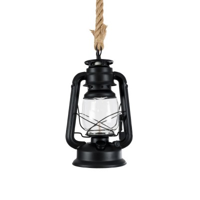 GLOBOSTAR® BARBAROSSA 01704 Vintage Κρεμαστό Φωτιστικό Οροφής με Ντουί 1 x E27 AC 220-240V IP20 - Μαύρο - Μ18 x Π18 x Υ28cm GLOBOSTAR® BARBAROSSA 01704 Vintage Κρεμαστό Φωτιστικό Οροφής με Ντουί 1 x E27 AC 220-240V IP20 - Μαύρο - Μ18 x Π18 x Υ28cm
