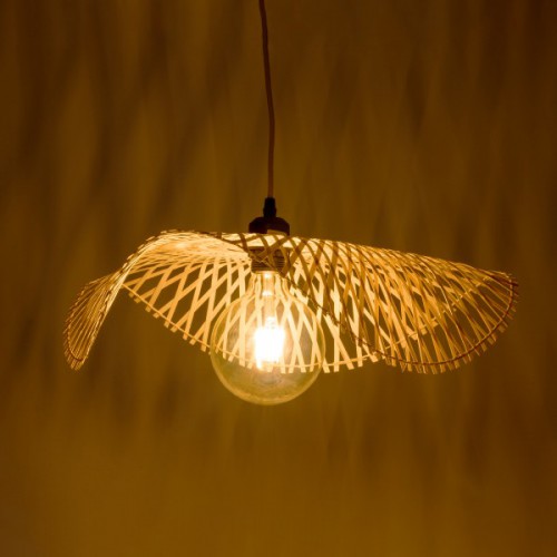 GLOBOSTAR® MELEMELE 01840 Boho Κρεμαστό Φωτιστικό Οροφής με Ντουί 1 x E27 AC 220-240V IP20 - Μπεζ - Μ50 x Π50 x Υ7cm GLOBOSTAR® MELEMELE 01840 Boho Κρεμαστό Φωτιστικό Οροφής με Ντουί 1 x E27 AC 220-240V IP20 - Μπεζ - Μ50 x Π50 x Υ7cm