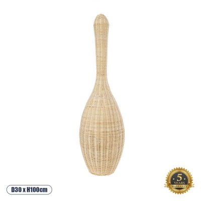 GloboStar® PARADIS 01843 Boho Επιδαπέδιο Φωτιστικό Μονόφωτο 1 x E27 IP20 Μπεζ Ξύλο - Μ30 x Π30 x Υ100cm GloboStar® PARADIS 01843 Boho Επιδαπέδιο Φωτιστικό Μονόφωτο 1 x E27 IP20 Μπεζ Ξύλο - Μ30 x Π30 x Υ100cm