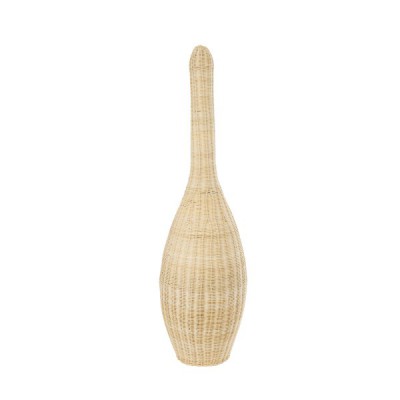 GLOBOSTAR® PARADIS 01844 Boho Επιδαπέδιο Φωτιστικό με Ντουί 1 x E27 AC 220-240V IP20 - Μπεζ - Μ35 x Π35 x Υ120cm