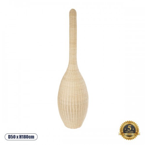 GloboStar® PARADIS 01846 Boho Επιδαπέδιο Φωτιστικό Μονόφωτο 1 x E27 AC220-240V IP20 - Φ50 x Υ180cm - Μπεζ Ξύλινο Ρατάν Πλέγμα - 5 Χρόνια Εγγύηση Διακόσμηση - Φωτισμός - Χαλιά GloboStar® PARADIS 01846 Boho Επιδαπέδιο Φωτιστικό Μονόφωτο 1 x E27 AC220-240V IP20 - Φ50 x Υ180cm - Μπεζ Ξύλινο Ρατάν Πλέγμα - 5 Χρόνια Εγγύηση Διακόσμηση - Φωτισμός - Χαλιά