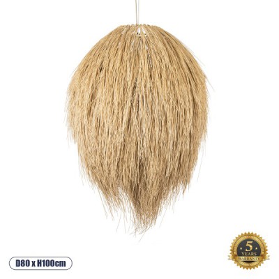 GLOBOSTAR® ARCHIPELAGO 01913 Boho Κρεμαστό Φωτιστικό Οροφής με Ντουί 1 x E27 AC 220-240V IP20 - Μπεζ - Μ80 x Π80 x Υ100cm GLOBOSTAR® ARCHIPELAGO 01913 Boho Κρεμαστό Φωτιστικό Οροφής με Ντουί 1 x E27 AC 220-240V IP20 - Μπεζ - Μ80 x Π80 x Υ100cm