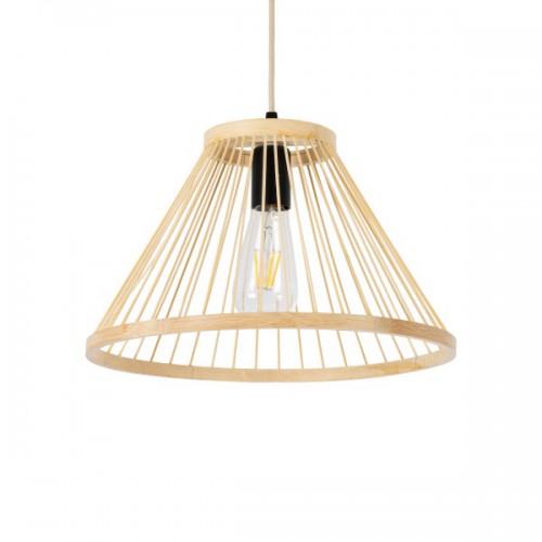 GloboStar® TYGEE 01930 Boho Κρεμαστό Φωτιστικό Οροφής Μονόφωτο 1 x E27 AC220-240V IP20 - Φ35 x Υ22cm - Μπεζ Ξύλινο Πλέγμα - 5 Χρόνια Εγγύηση Διακόσμηση - Φωτισμός - Χαλιά GloboStar® TYGEE 01930 Boho Κρεμαστό Φωτιστικό Οροφής Μονόφωτο 1 x E27 AC220-240V IP20 - Φ35 x Υ22cm - Μπεζ Ξύλινο Πλέγμα - 5 Χρόνια Εγγύηση Διακόσμηση - Φωτισμός - Χαλιά