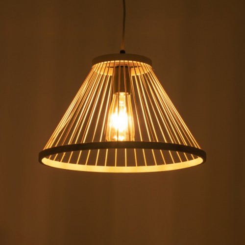 GloboStar® TYGEE 01930 Boho Κρεμαστό Φωτιστικό Οροφής Μονόφωτο 1 x E27 AC220-240V IP20 - Φ35 x Υ22cm - Μπεζ Ξύλινο Πλέγμα - 5 Χρόνια Εγγύηση Διακόσμηση - Φωτισμός - Χαλιά GloboStar® TYGEE 01930 Boho Κρεμαστό Φωτιστικό Οροφής Μονόφωτο 1 x E27 AC220-240V IP20 - Φ35 x Υ22cm - Μπεζ Ξύλινο Πλέγμα - 5 Χρόνια Εγγύηση Διακόσμηση - Φωτισμός - Χαλιά