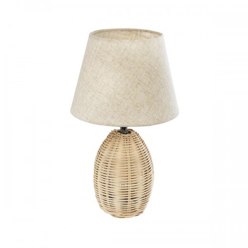 GloboStar® SEAHORSE 01956 Boho Επιτραπέζιο Φωτιστικό Πορτατίφ Μονόφωτο 1 x E27 AC220-240V IP20 - Φ23 x Υ40cm - Μπεζ Ξύλινο Πλέγμα με Μπεζ Καπέλο - 5 Χρόνια Εγγύηση Διακόσμηση - Φωτισμός - Χαλιά GloboStar® SEAHORSE 01956 Boho Επιτραπέζιο Φωτιστικό Πορτατίφ Μονόφωτο 1 x E27 AC220-240V IP20 - Φ23 x Υ40cm - Μπεζ Ξύλινο Πλέγμα με Μπεζ Καπέλο - 5 Χρόνια Εγγύηση Διακόσμηση - Φωτισμός - Χαλιά