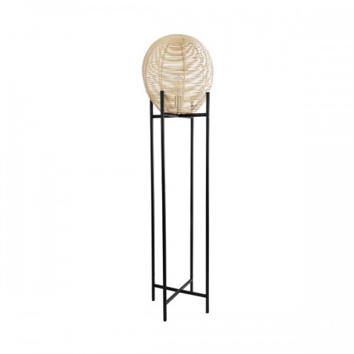GloboStar® NERINA 02016 Boho Επιδαπέδιο Φωτιστικό Μονόφωτο 1 x E27 AC220-240V IP20 - Φ40 x Υ160cm - Μαύρο Μεταλλικό με Μπεζ Ρατάν Καπέλο Πλέγμα - 5 Χρόνια Εγγύηση Διακόσμηση - Φωτισμός - Χαλιά GloboStar® NERINA 02016 Boho Επιδαπέδιο Φωτιστικό Μονόφωτο 1 x E27 AC220-240V IP20 - Φ40 x Υ160cm - Μαύρο Μεταλλικό με Μπεζ Ρατάν Καπέλο Πλέγμα - 5 Χρόνια Εγγύηση Διακόσμηση - Φωτισμός - Χαλιά