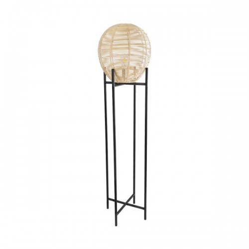 GloboStar® NERINA 02016 Boho Επιδαπέδιο Φωτιστικό Μονόφωτο 1 x E27 AC220-240V IP20 - Φ40 x Υ160cm - Μαύρο Μεταλλικό με Μπεζ Ρατάν Καπέλο Πλέγμα - 5 Χρόνια Εγγύηση Διακόσμηση - Φωτισμός - Χαλιά GloboStar® NERINA 02016 Boho Επιδαπέδιο Φωτιστικό Μονόφωτο 1 x E27 AC220-240V IP20 - Φ40 x Υ160cm - Μαύρο Μεταλλικό με Μπεζ Ρατάν Καπέλο Πλέγμα - 5 Χρόνια Εγγύηση Διακόσμηση - Φωτισμός - Χαλιά